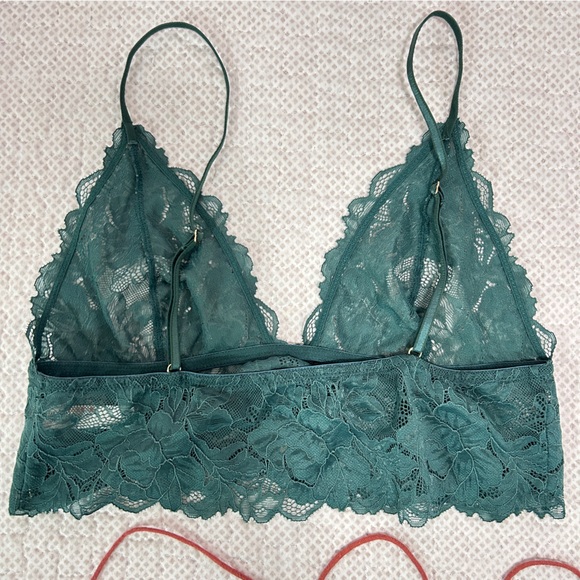 Free People Teal Lace Bralette - Picture 4 of 4